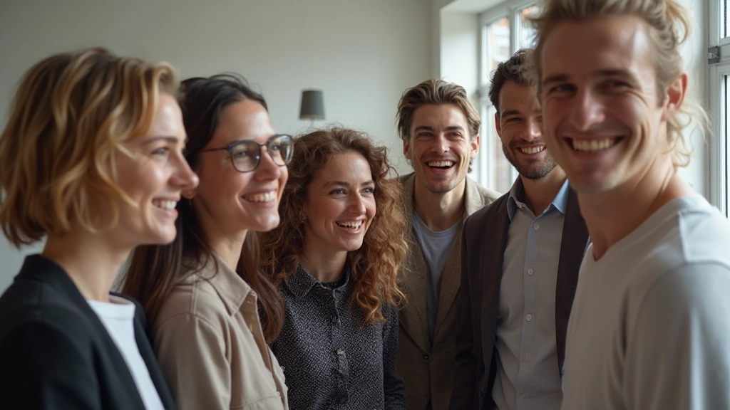 Energieke groep deelnemers die hun succesverhalen delen en elkaar toejuichen na het bereiken van persoonlijke mijlpalen