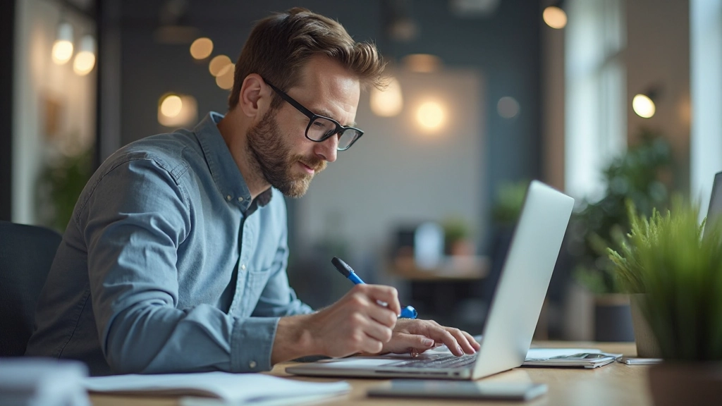 Digitale en fysieke tools voor taakbeheer inclusief kalender, app, en planner op bureau